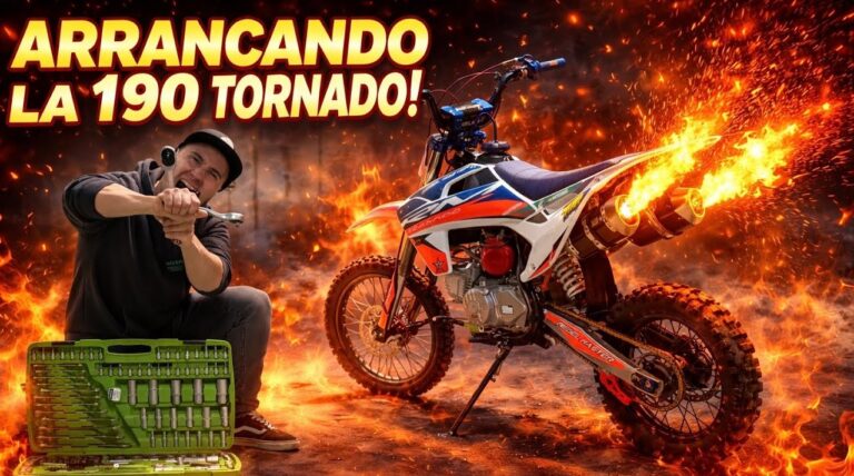 1er arranque de mi Pitbike